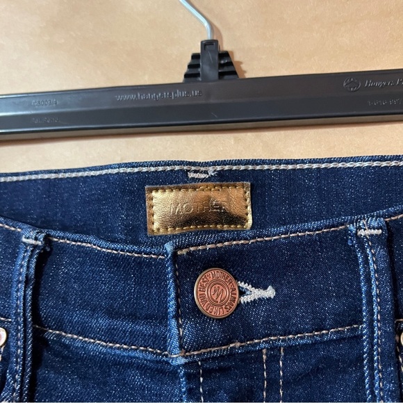 Mother | The Insider Crop Step Fray Off Limits Jeans High Rise Flare Size 25 - Picture 3 of 14